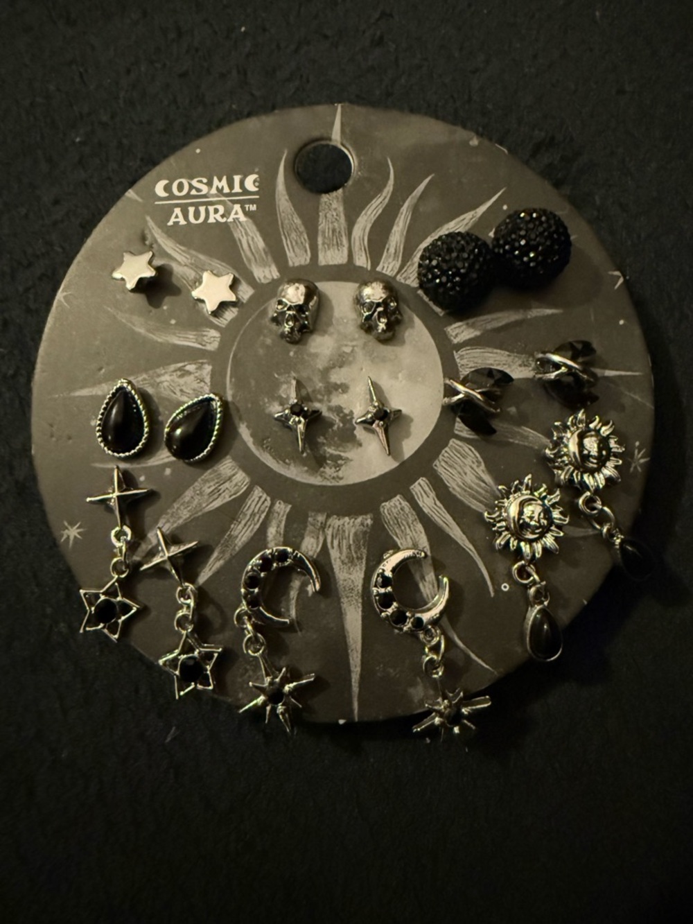 Cosmic aura Earring Set
